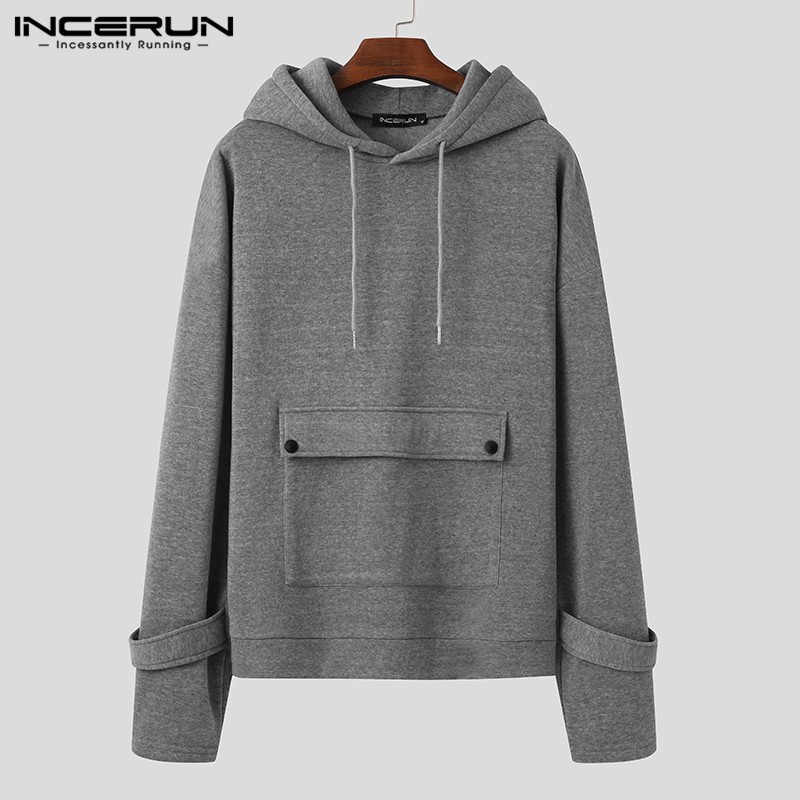 Áo Hoodies INCERUN Hợp Thời Trang Dành Cho Nam