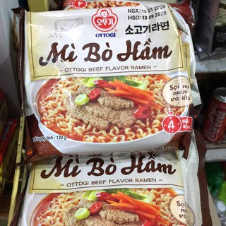 Mì Bò Hầm Hàn Quốc Ottogi 120g