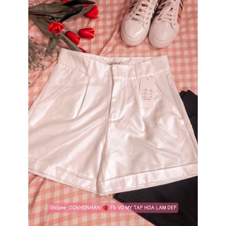 quần short vải săn lai