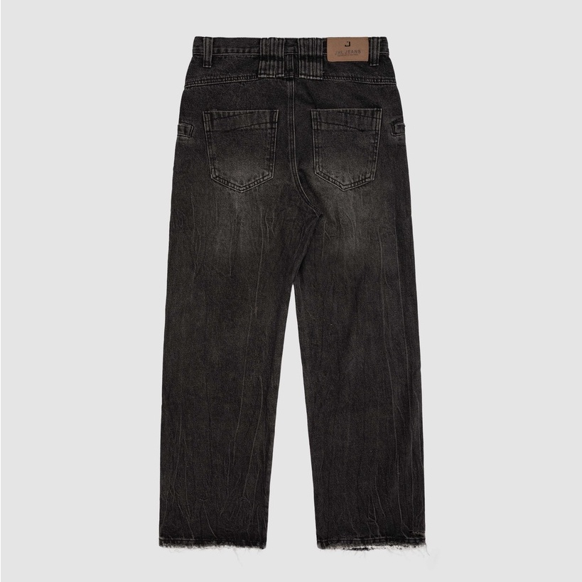 Quần jeans đen dáng suông Selected JHL 24020 Gene Dark Loose