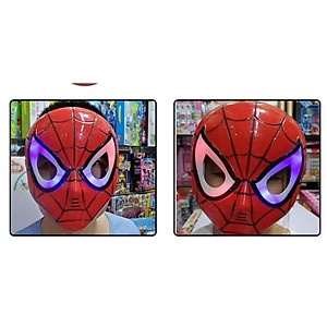 Đồ chơi mặt nạ người nhện Spider Man dùng pin có nhạc đèn