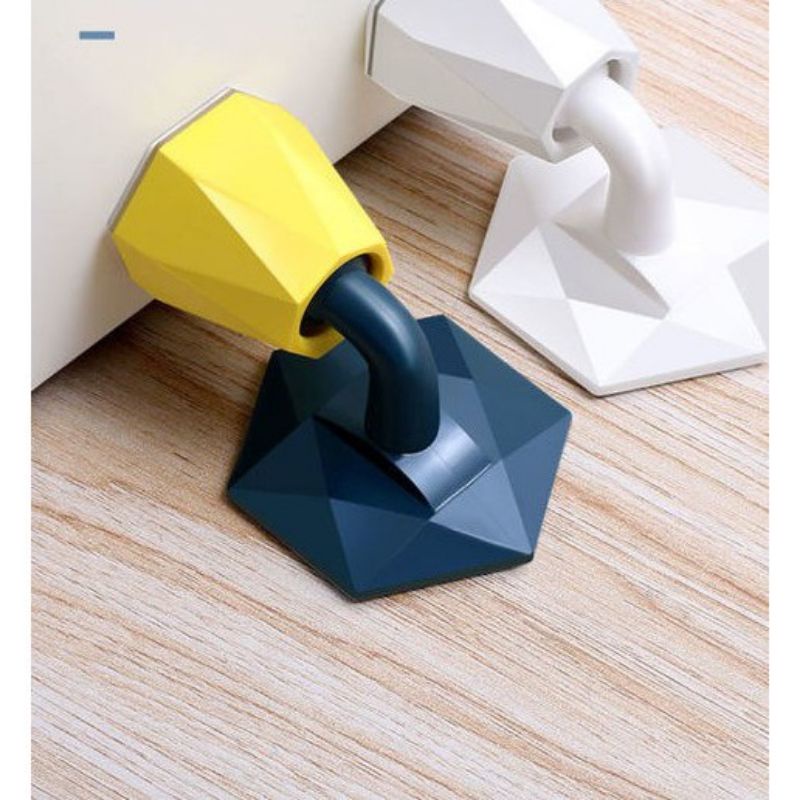 Chân giữ cửa chống va đập silicone dán tiện lợi
