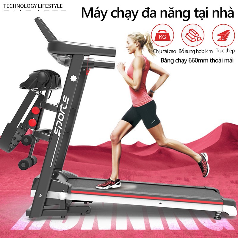 SPM7 Máy chạy bộ điện M7 đa chức năng tại nhà chạy giảm cân thon gọn máy chạy bộ gia dụng