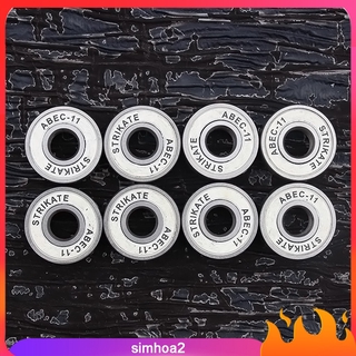 Set 2 8 Vòng Bi Ván Trượt Abec 11 Nhiều Màu Sắc