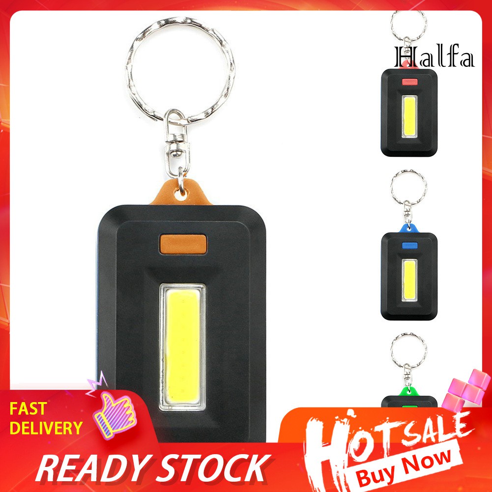 Móc chìa khóa đèn led cob bằng ABS mini tiện dụng
