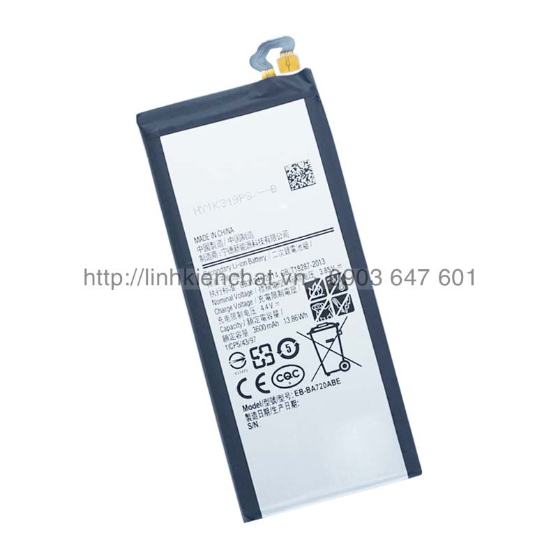 Pin Galaxy A7 2017 A720 SM-A720F 3600mAh Zin - Hàng nhập Khẩu