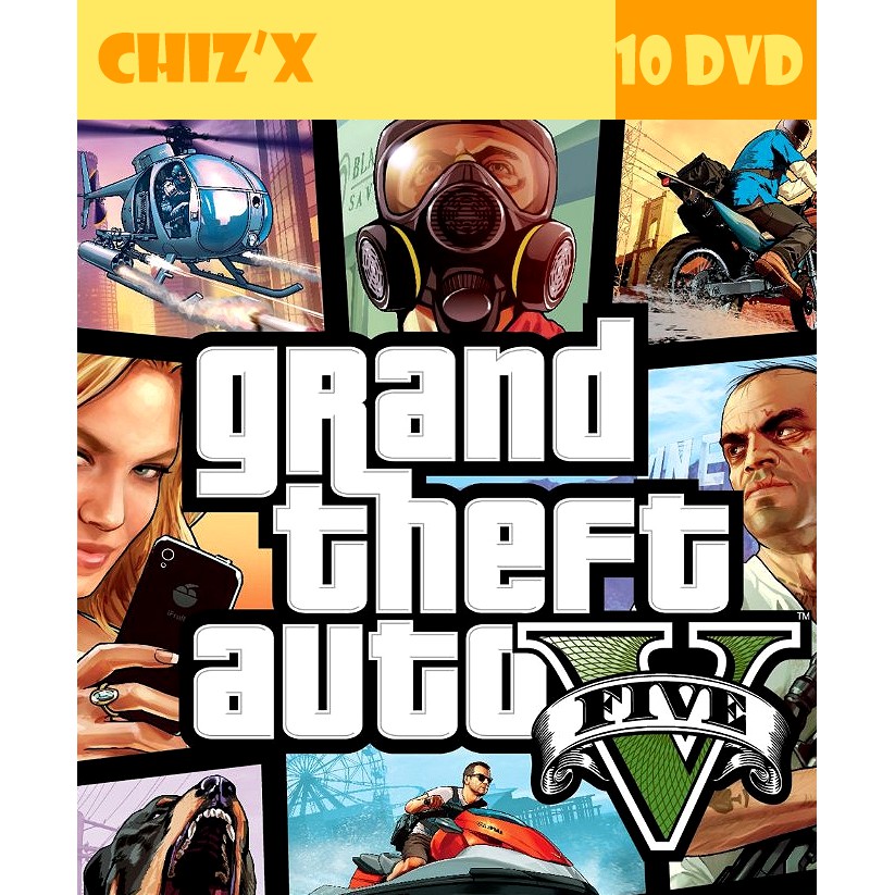 Hộp Dvd Grand Theft Auto V GTA V PC