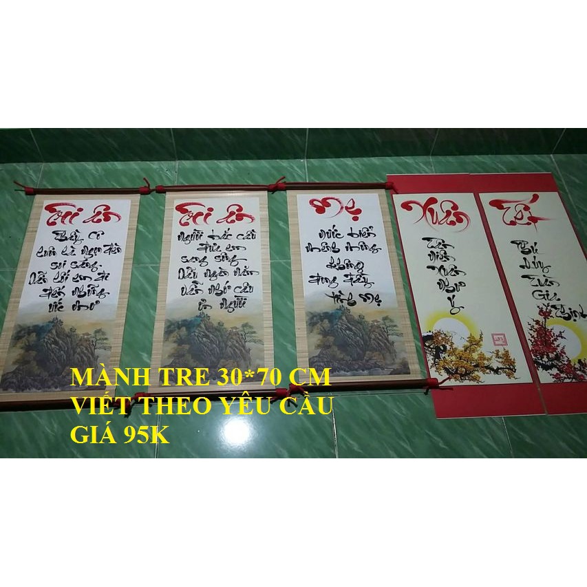 Tranh thư pháp tặng thầy cô 20-11