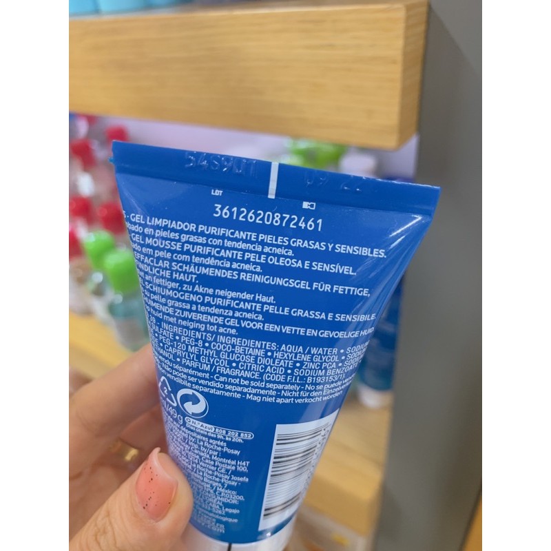 Sữa Rửa Mặt La Roche-Posay EFFACLAR Purifying Foaming Gel (50ml)