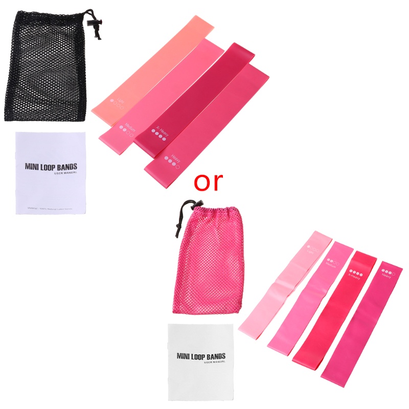 Dây Kháng Lực Bằng Latex Màu Hồng / Xanh Lá Gradient Chuyên Dụng Tập Yoga