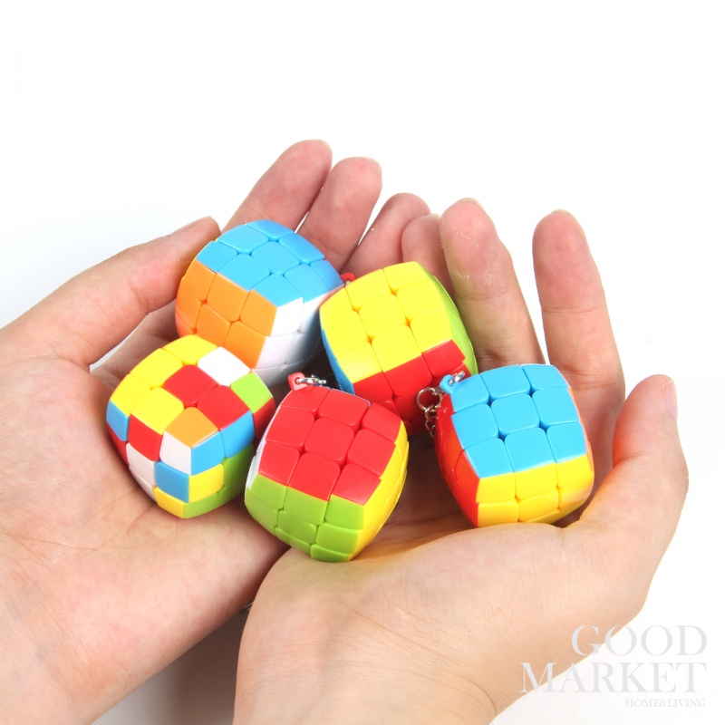 Móc Khóa Hình Khối Rubik 3x3 Nhiều Màu Sắc