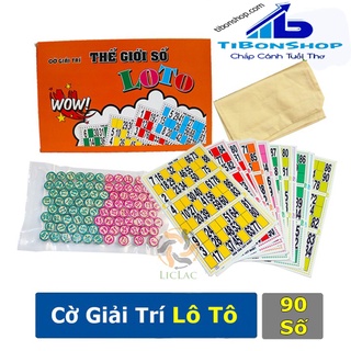 Bộ đồ chơi cờ loto- trò chơi cờ giải trí lô tô 90