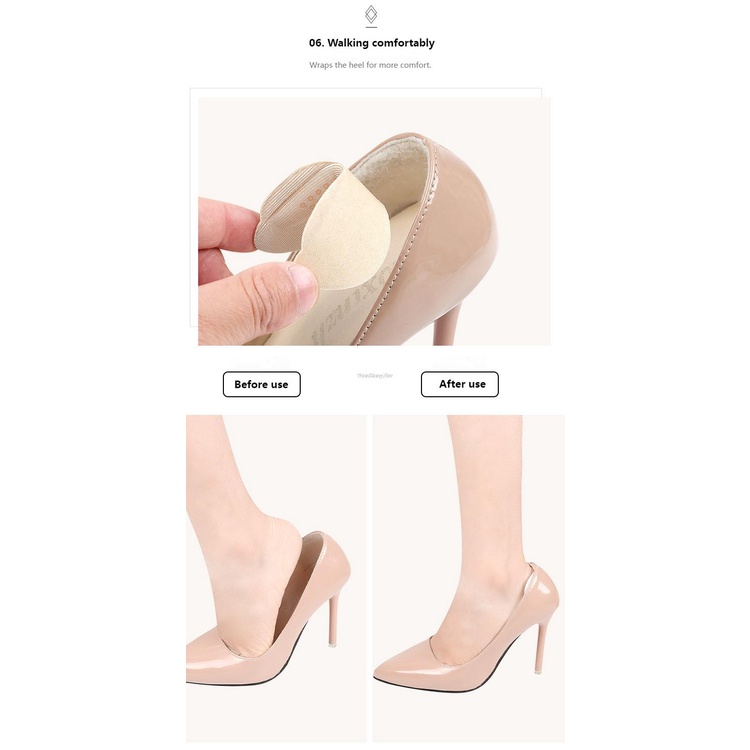 Miếng Đệm Lót Giày Cao Gót Giảm Đau Kích Thước Tùy Chỉnh Cho Nữ