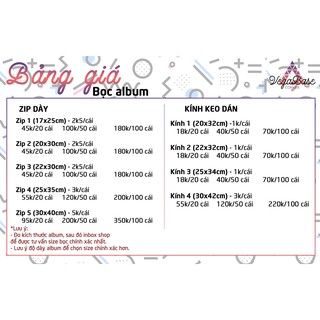 Bọc ALBUM - ZIP