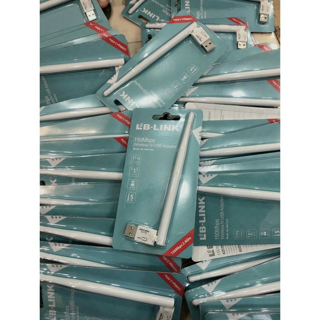 THU WIFE - LB LINK - USB Wifi Nano Tốc Độ 150Mbps Có Râu | BigBuy360 - bigbuy360.vn