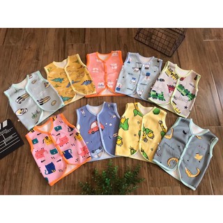 Áo gile nỉ cho bé 3-10kg( nhiều mẫu )