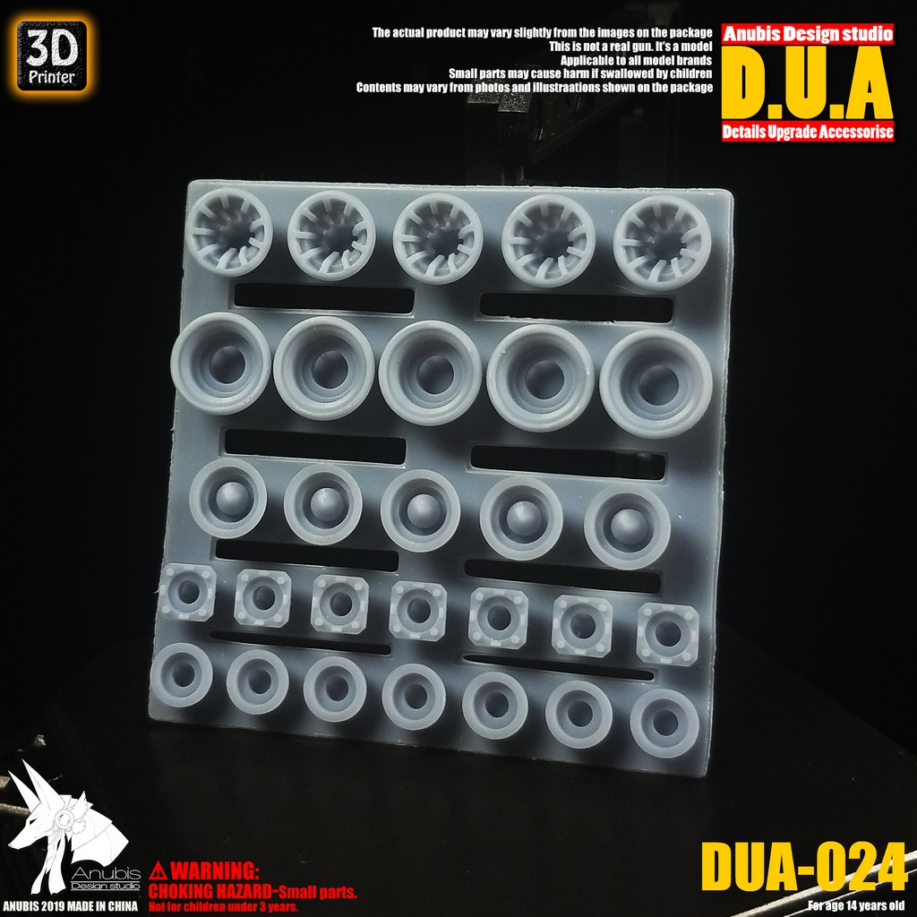 Phụ kiện mod ANUBIS - Chi tiết nhựa mô hình in 3D DUA024