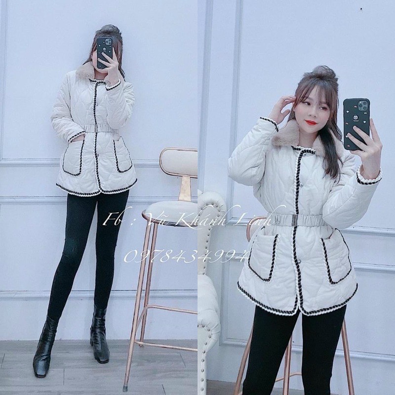 Bán sỉ áo phao trần trám đai eo | BigBuy360 - bigbuy360.vn