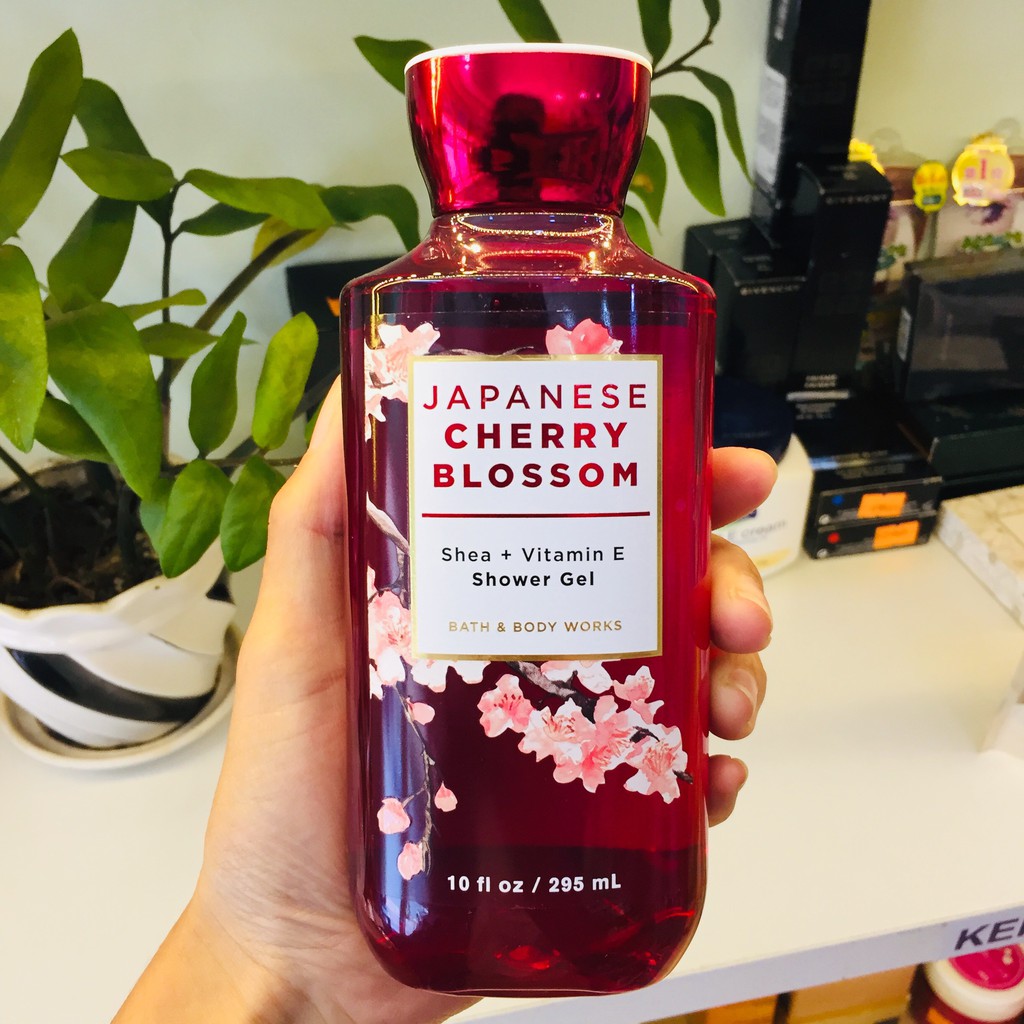 SỮA TẮM MỸ BATH BODY WORKS HƯƠNG HOA ANH ĐÀO JAPANESE CHERRY BLOSSOM 295ML USA
