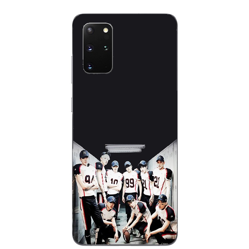 Ốp Lưng Silicone In Logo Exo Cho Samsung Galaxy M02 M12 A02 A02S A12 A32 A42 A52 S21 Plus Ultra 5g