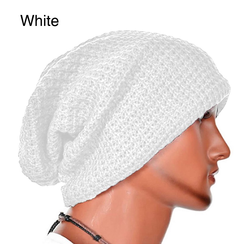 Mũ len beanie chóp thụng cho nam và nữ