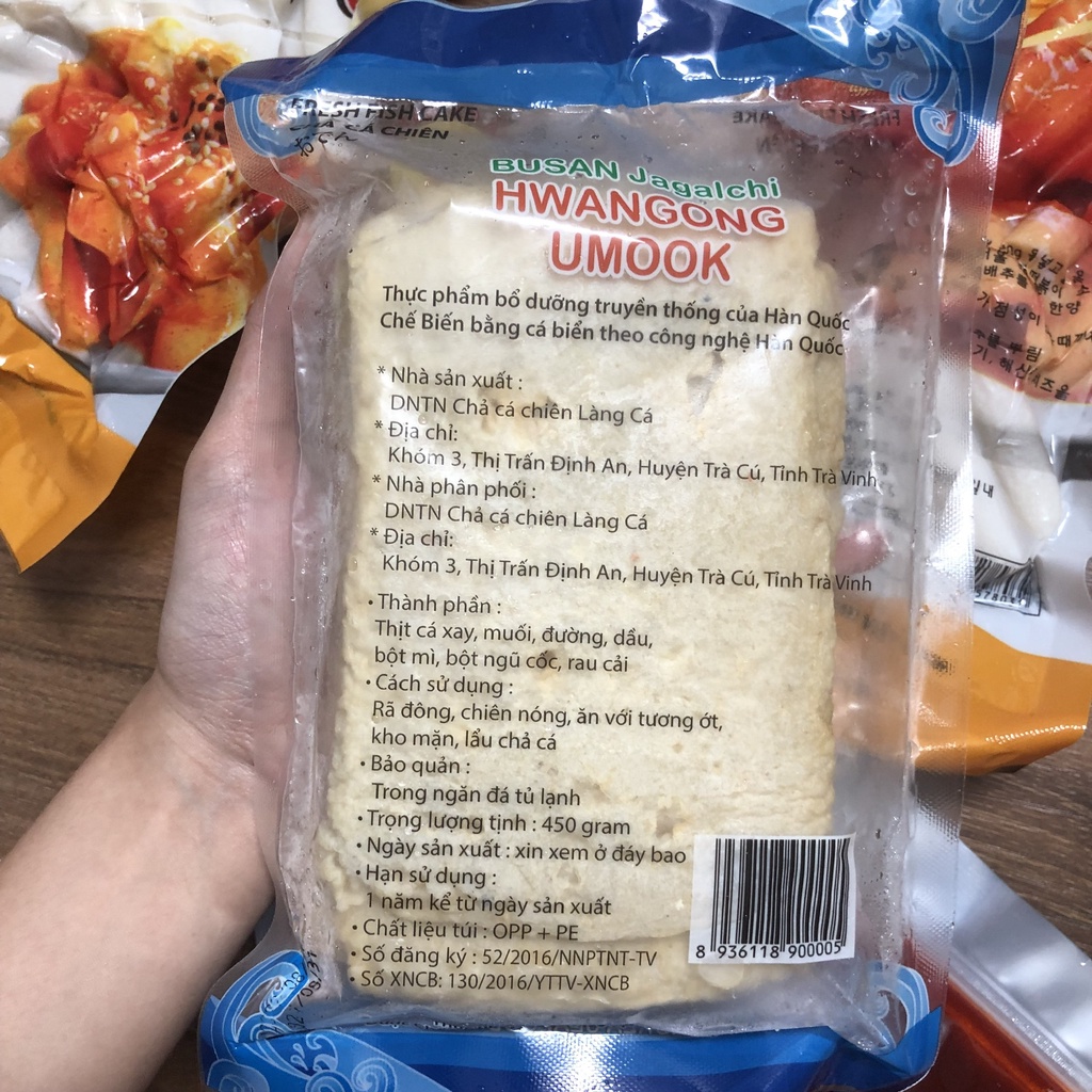 COMBO 500G Bánh Gạo Tokbokki Hàn Quốc + 500G Chả Cá Kèm 80G Sốt