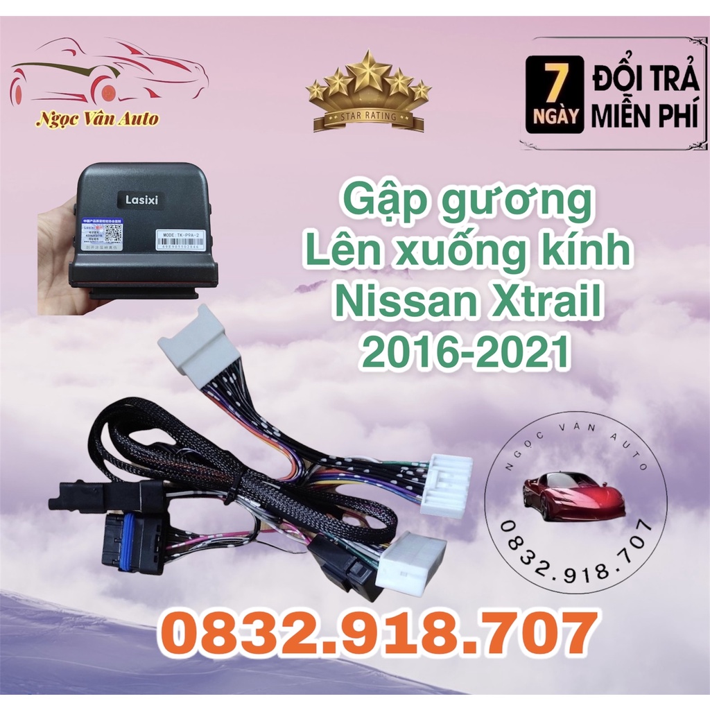 Tự động gập gương lên xuống kính Nissan Xtrail 2016 - 2021 Hãng Lasixi