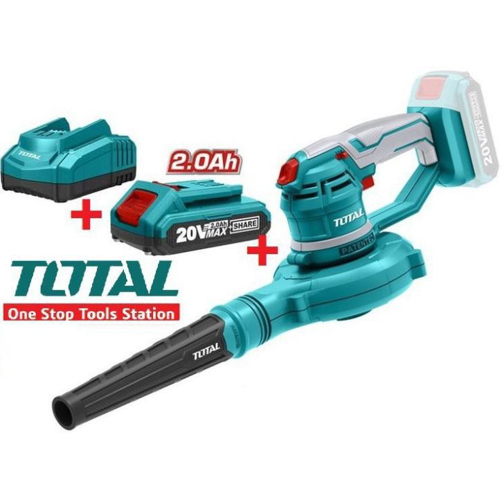 Máy thổi hút bụi tích điện dùng pin sạc 20V Li-ion TABLI2001 TOTAL giúp thổi khí vệ sinh phòng nét kho hàng nhà cửa