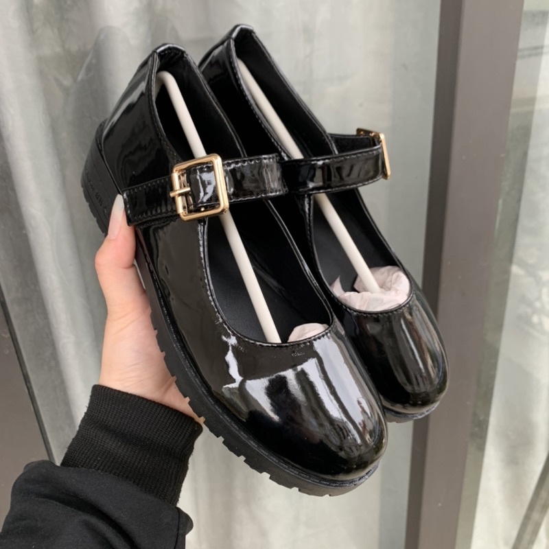 GIÀY DA BÓNG QUAI HẬU SIÊU XINH. MŨI TRÒN