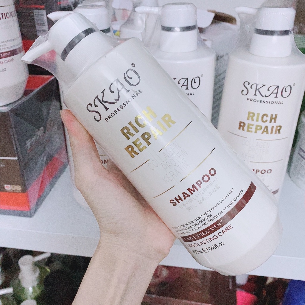 Dầu Gội+Xả SKAO RICHREPAIR 800ml*2