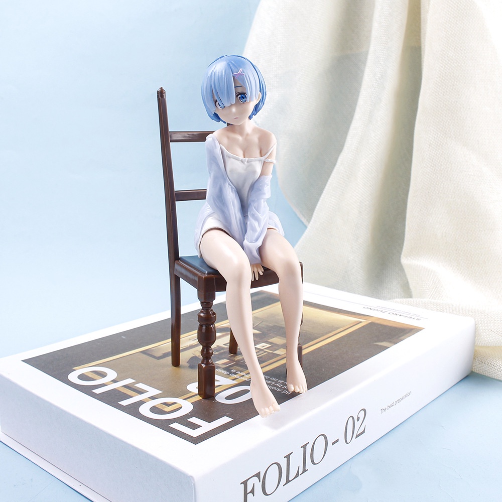Mô hình figure tượng REM Mặc Đồ Ngủ Sexy anime RE:REZO trưng bày trang trí đẹp