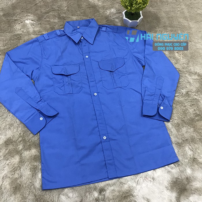Áo bảo vệ dài tay vải Xi hàng chuẩn chất lượng