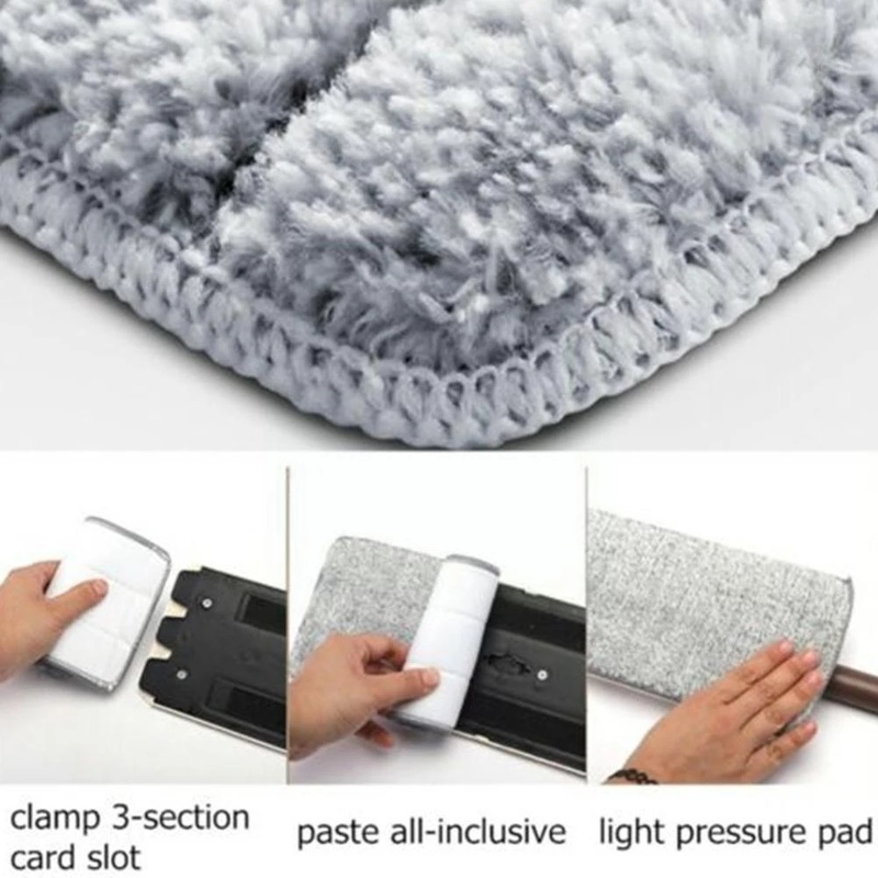 Khăn Lau Nhà Sợi Siêu Nhỏ Thấm Hút Tốt 33x12cm