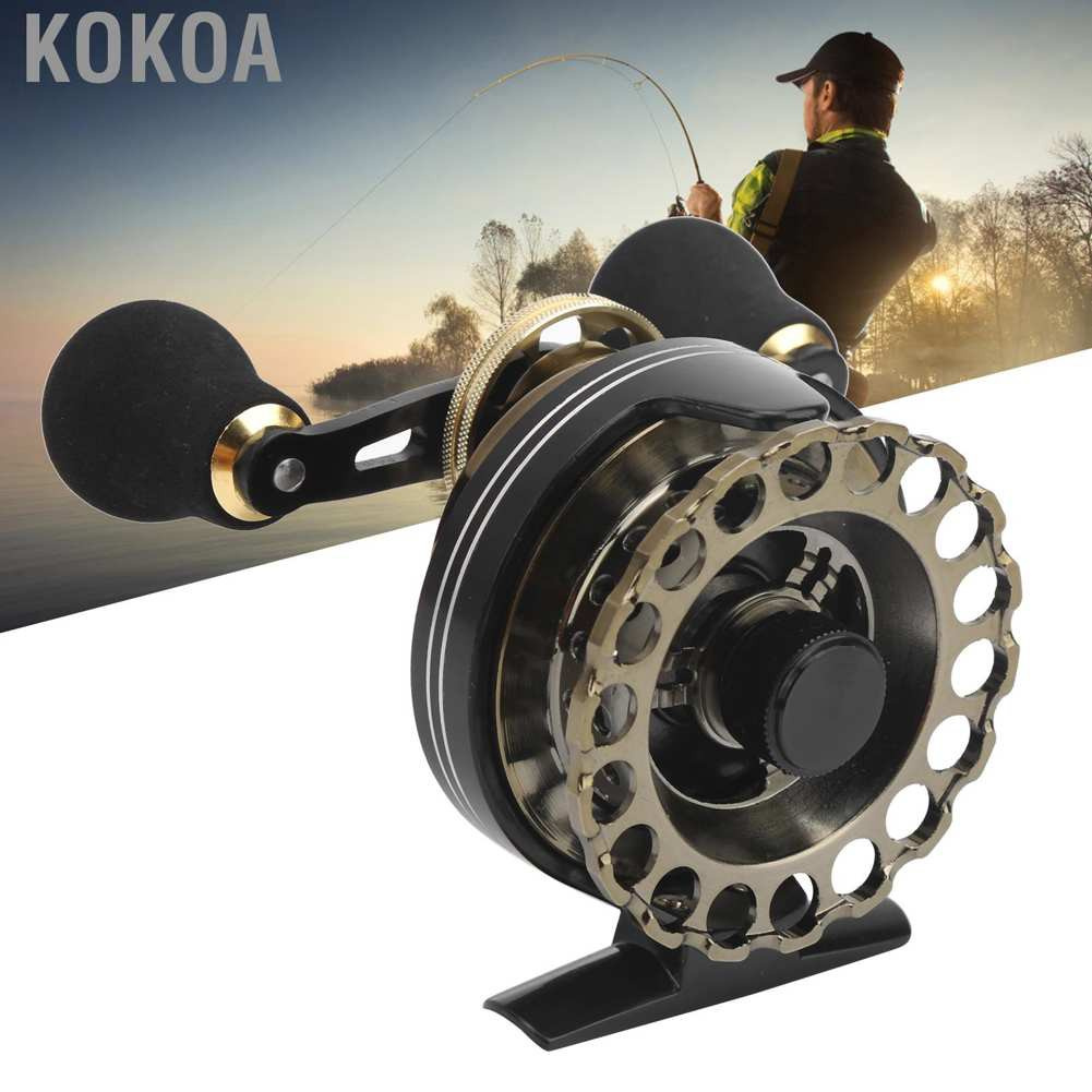 Kokoa All Metal Fishing Reels 8 Bearings 3.5:1 Gear Ratio Raft Wheel Accessory