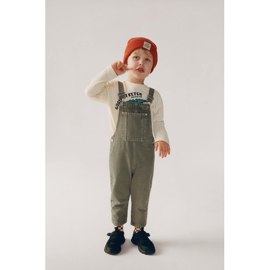 Quần yếm Jean sz 2/3y
