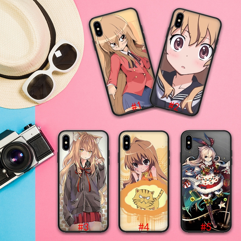 Ốp Điện Thoại Silicon Mềm Hình Anime Toradora Cho Iphone 11 Pro Max 6 6s 7 8 Plus X Xs Max Xr