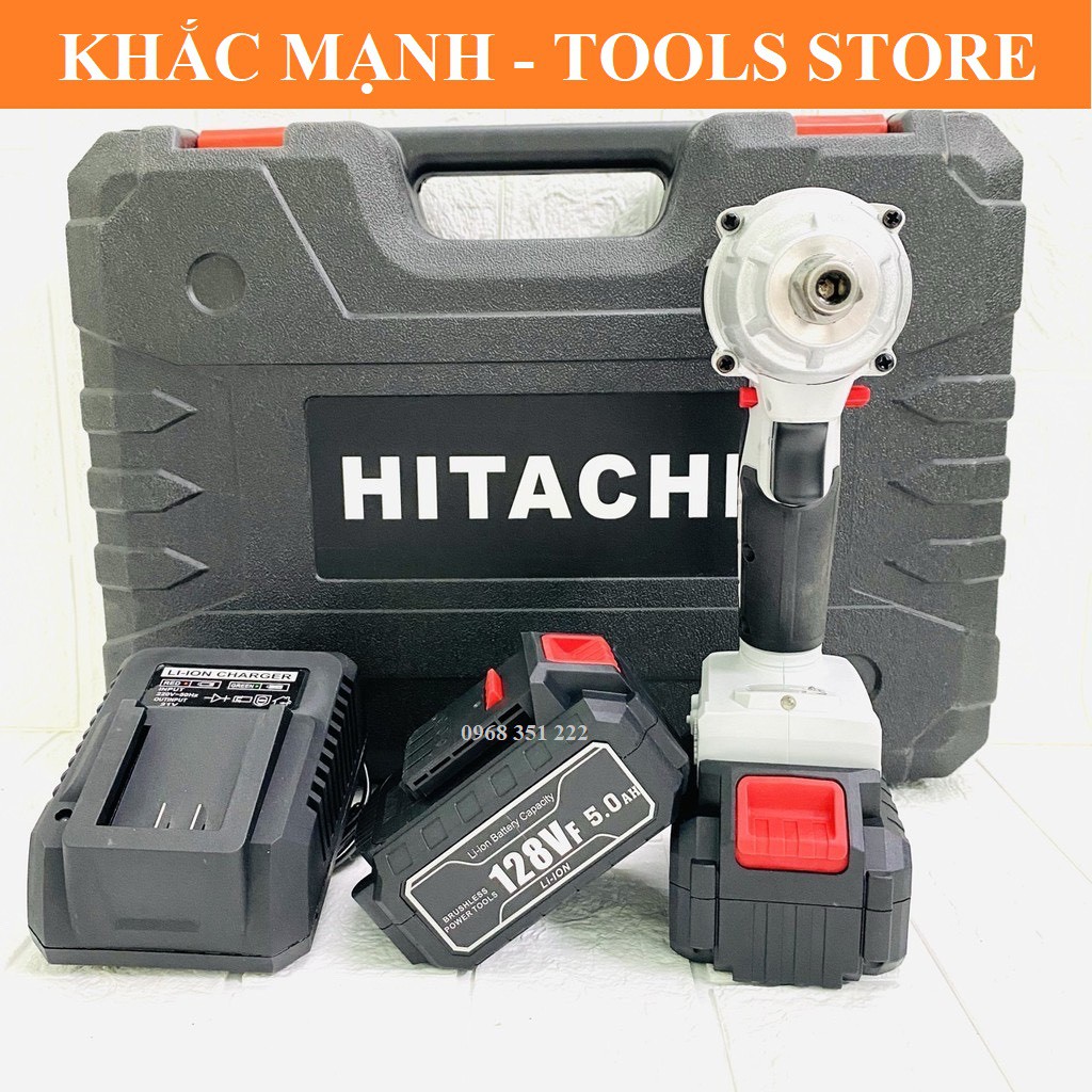 Máy Siết Bulong HITACHI 128V LOẠI CAO CẤP - động cơ không chổi than