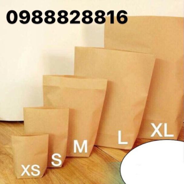 Combo 100 túi giấy xi măng các kích thước gói hàng