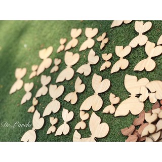 Combo 10 bướm gỗ decor