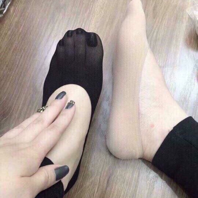 Combo 10 Đôi Hài Da Chân ( 2 Màu Đen và Da )