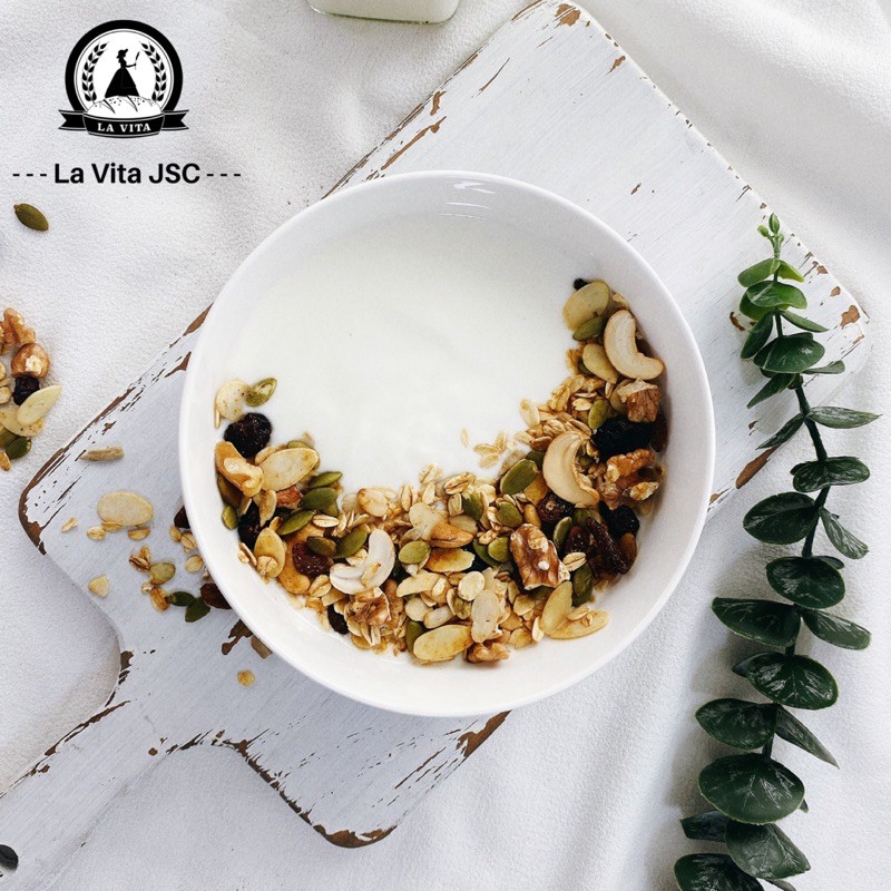 500GR LA VITA’S SUPER GRANOLA - 8 LOẠI NGŨ CỐC LÊN ĐẾN 350GR