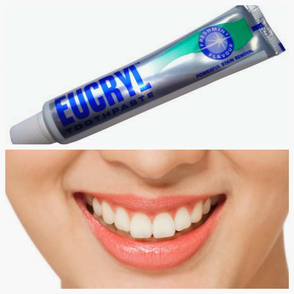 Eucryl Làm Trắng Răng - Kem Đánh Răng Eucryl, Tẩy Trắng Eucryl Toothpaste 62g