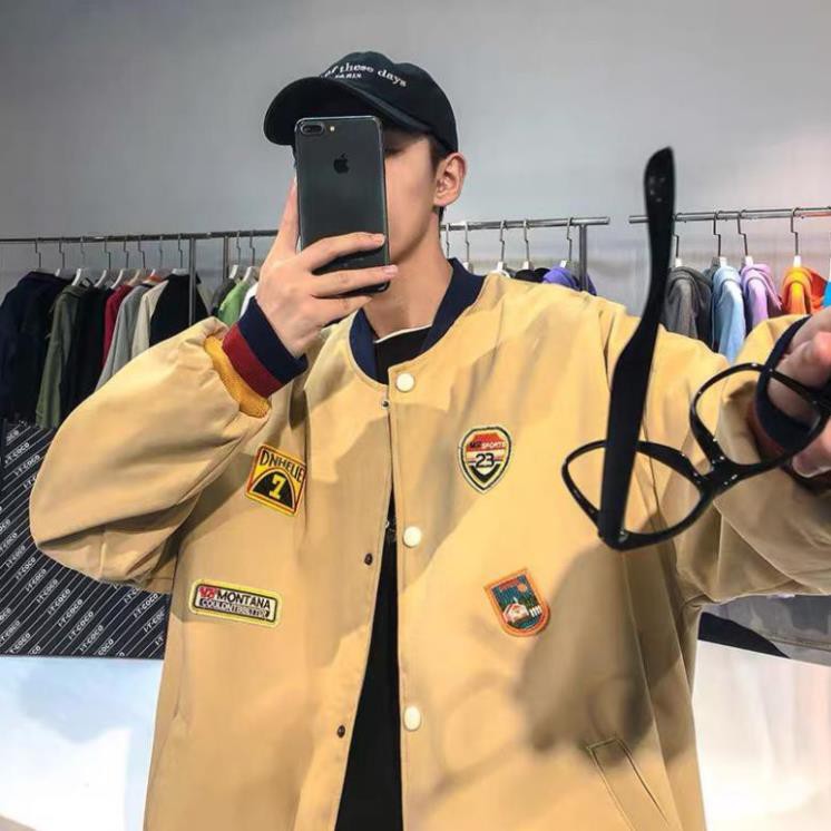 Áo khoác bomber nỉ nam nữ Số 7 form rộng bóng chày unisex phong cách việt bào chất