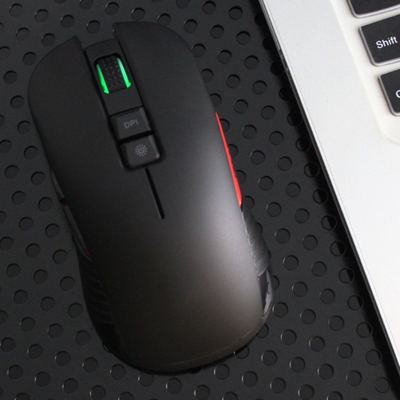 Chuột Quang Không Dây RGB 2.4G 7 Nút Bấm Xoay 3600dpi