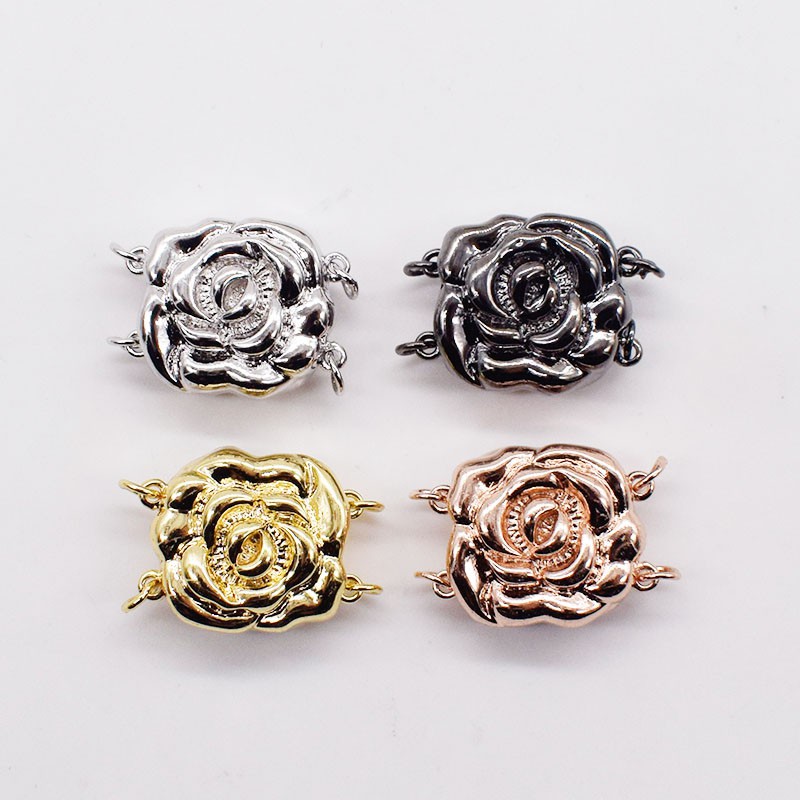 [K10C] Phụ kiện trang sức (DIY) - Chốt khóa Đối xứng Hàng đôi - Hàng đơn làm vòng cổ vòng tay