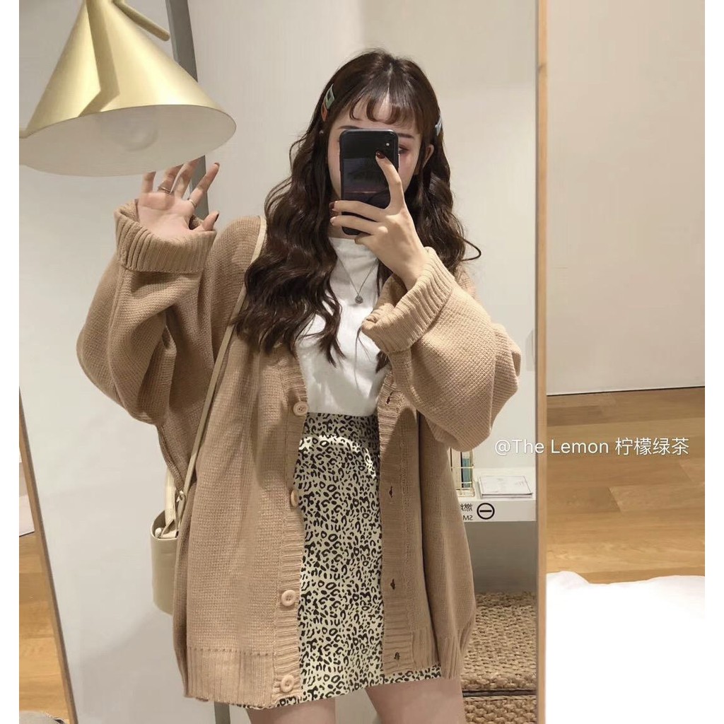 ☑️☑️Áo cardigan len nâu trơn, áo khoác len freesize chuẩn hàng Quảng Châu cao cấp hot trend thời trang thu đông nữ☑️☑️ | BigBuy360 - bigbuy360.vn