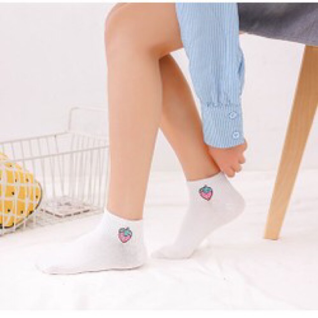 10 đôi vớ trái cây, tất hoa quả