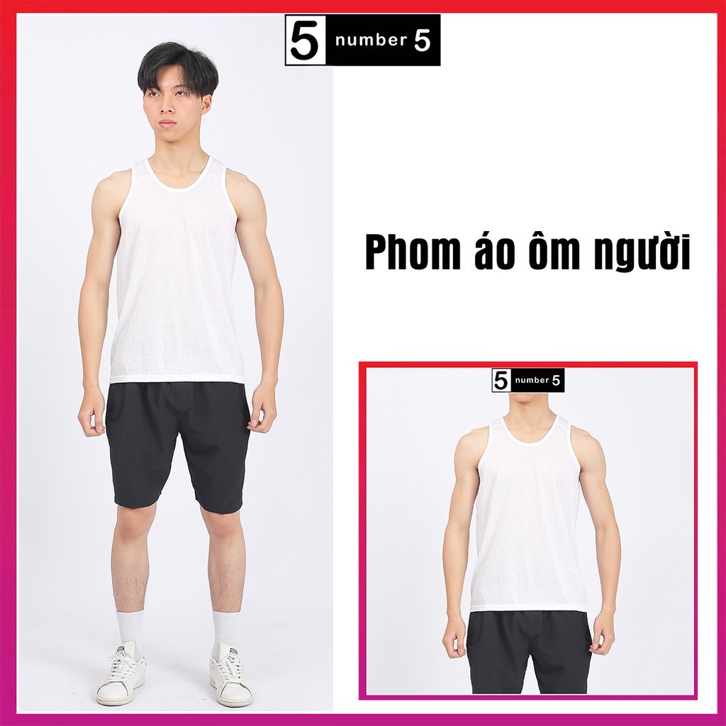 Áo ba lỗ nam thiết kế sát nách để chơi thể thao, tập gym Form Chuẩn - Titanic SHOP