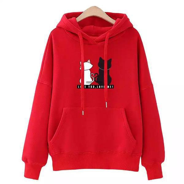 Áo Hoodie Lót Nhung Ấm Áp Thiết Kế Năng Động Phong Cách Hàn Quốc 2018 Cho Bạn Gái