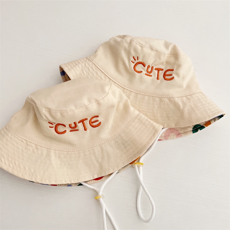 Mũ Tai Bèo Vải Cotton Hai Mặt Chống Nắng Thời Trang Cho Bé 0-7 tuổi